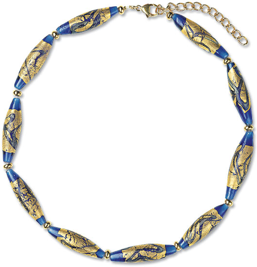 Petra Waszak: Collier 'Goldfluss', Schmuck