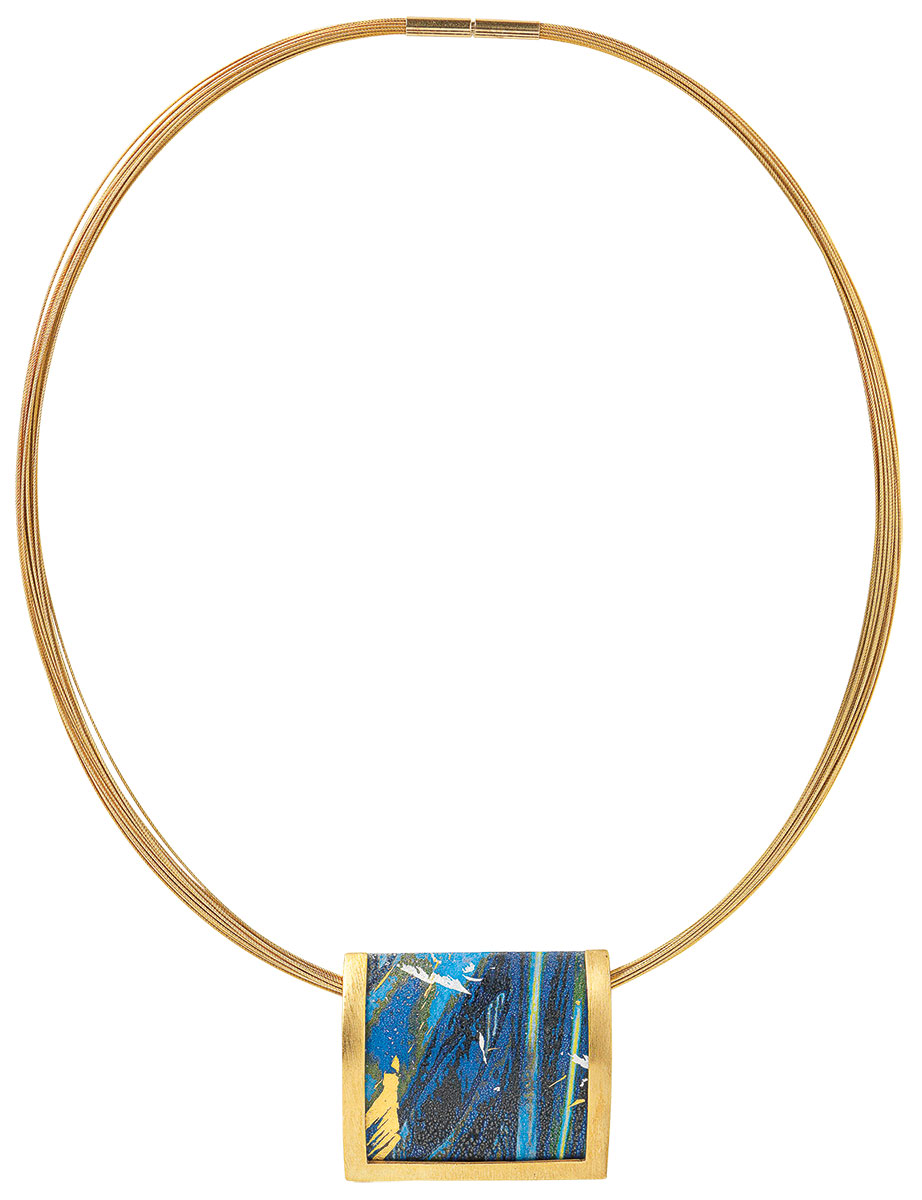 Kreuchauff-Design: Collier 'Magic Blue', Schmuck