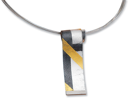 Kreuchauff-Design: Collier 'Black and Gold', Schmuck