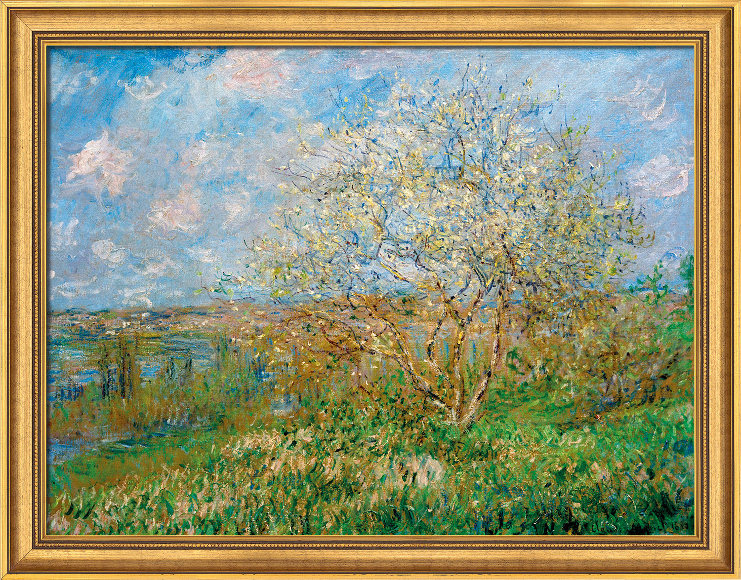 Claude Monet: Bild 'Der Frühling' (1880/82), gerahmt