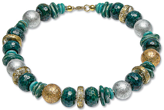 Anna Mütz: Collier 'Royal Green', Schmuck