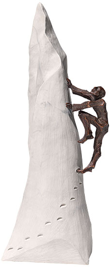 Roman Johann Strobl: Skulptur 'Mein persönlicher Everest'