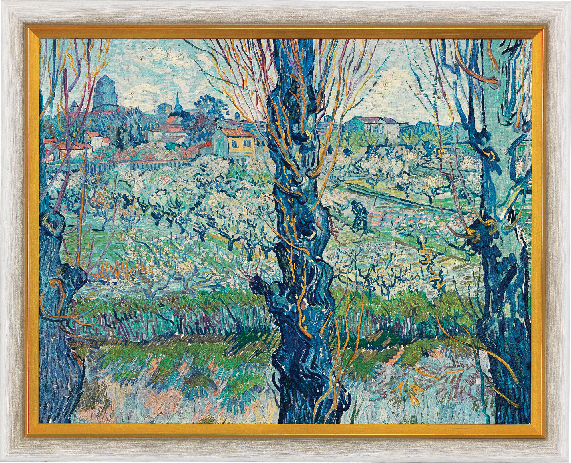Vincent van Gogh: Bild 'Blick auf Arles' (1889), gerahmt