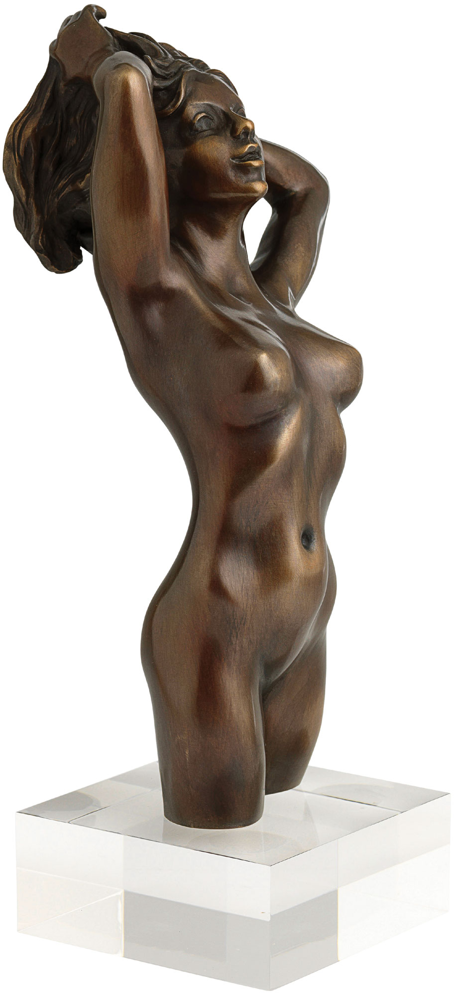 Roman Johann Strobl: Skulptur 'Weiblicher Akt', Version in Bronze