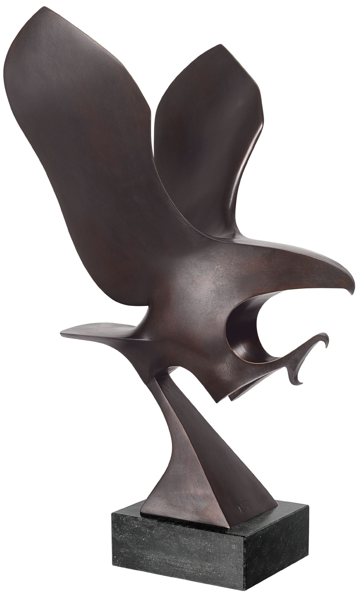 SIME: Skulptur 'Eleganz (Adler)', Bronze