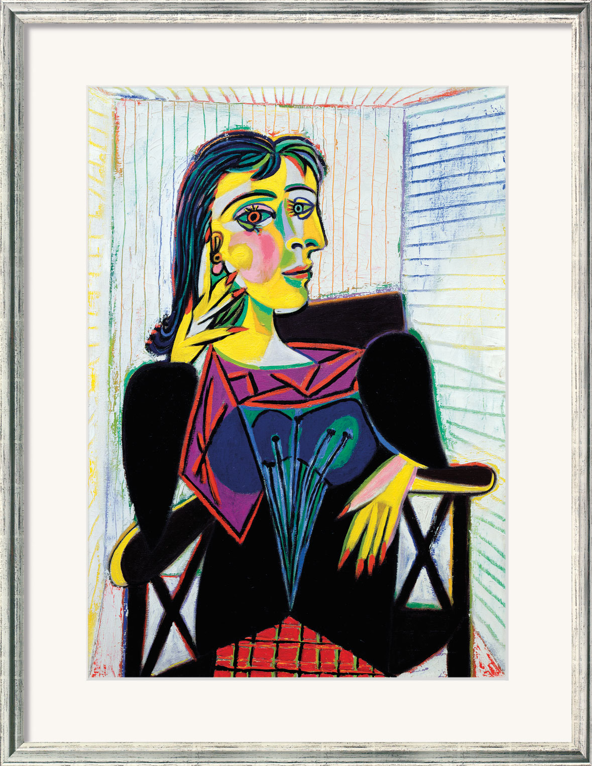 Pablo Picasso: Bild 'Dora Maar' (1937), gerahmt