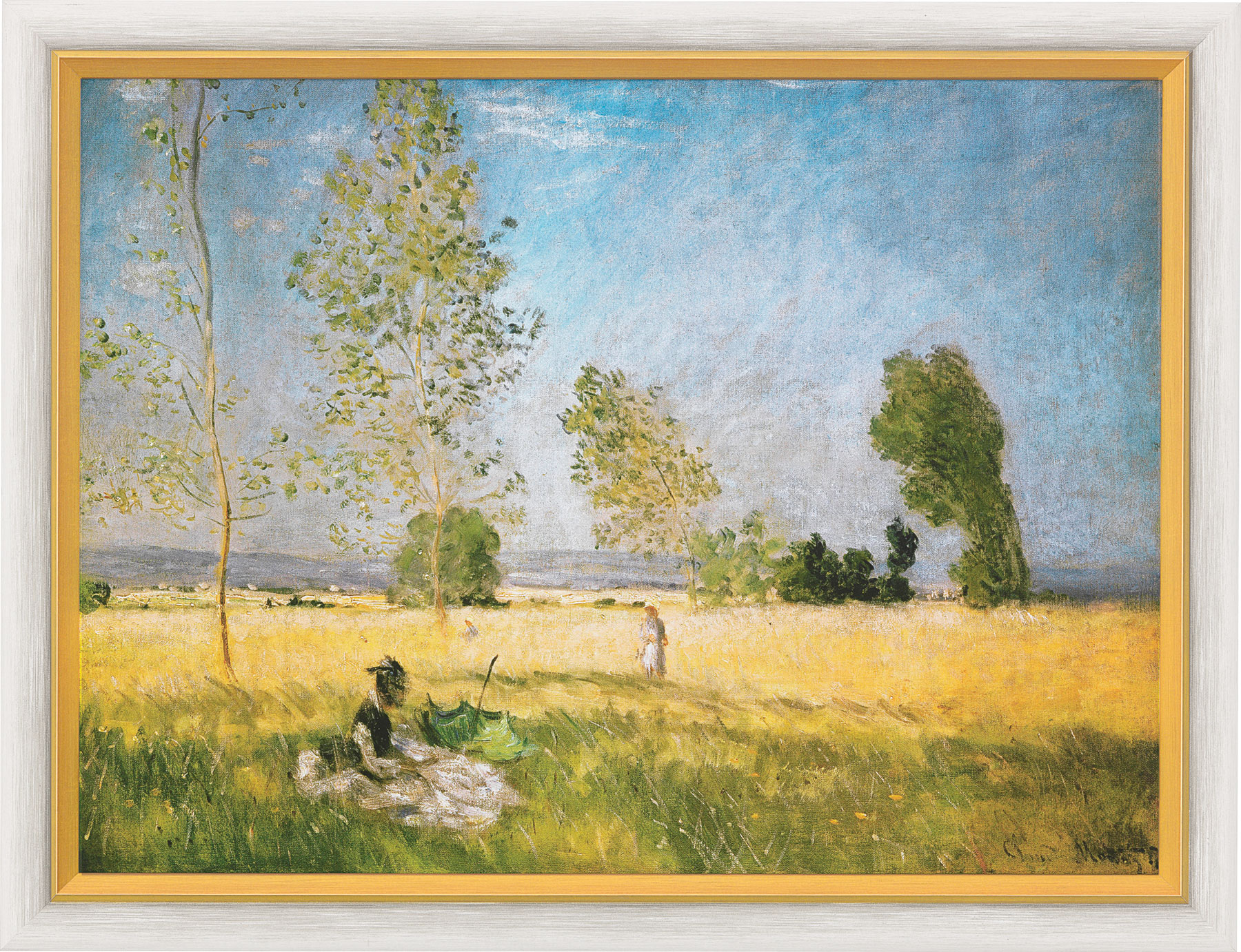 Claude Monet: Bild 'Sommer' (1874), gerahmt
