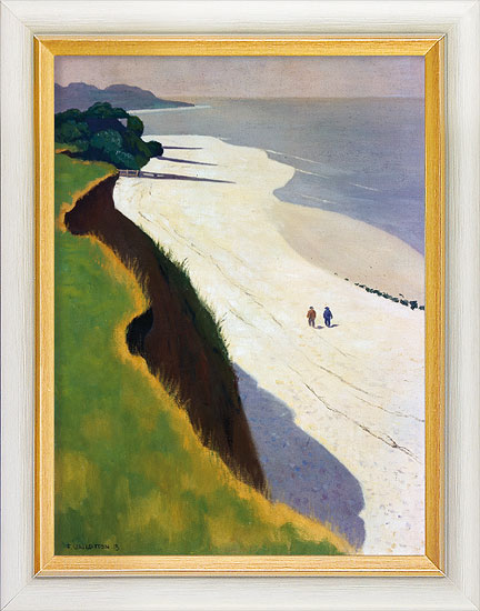 Felix Vallotton: Bild 'La Falaise de la Grève Blanche' (1913), gerahmt