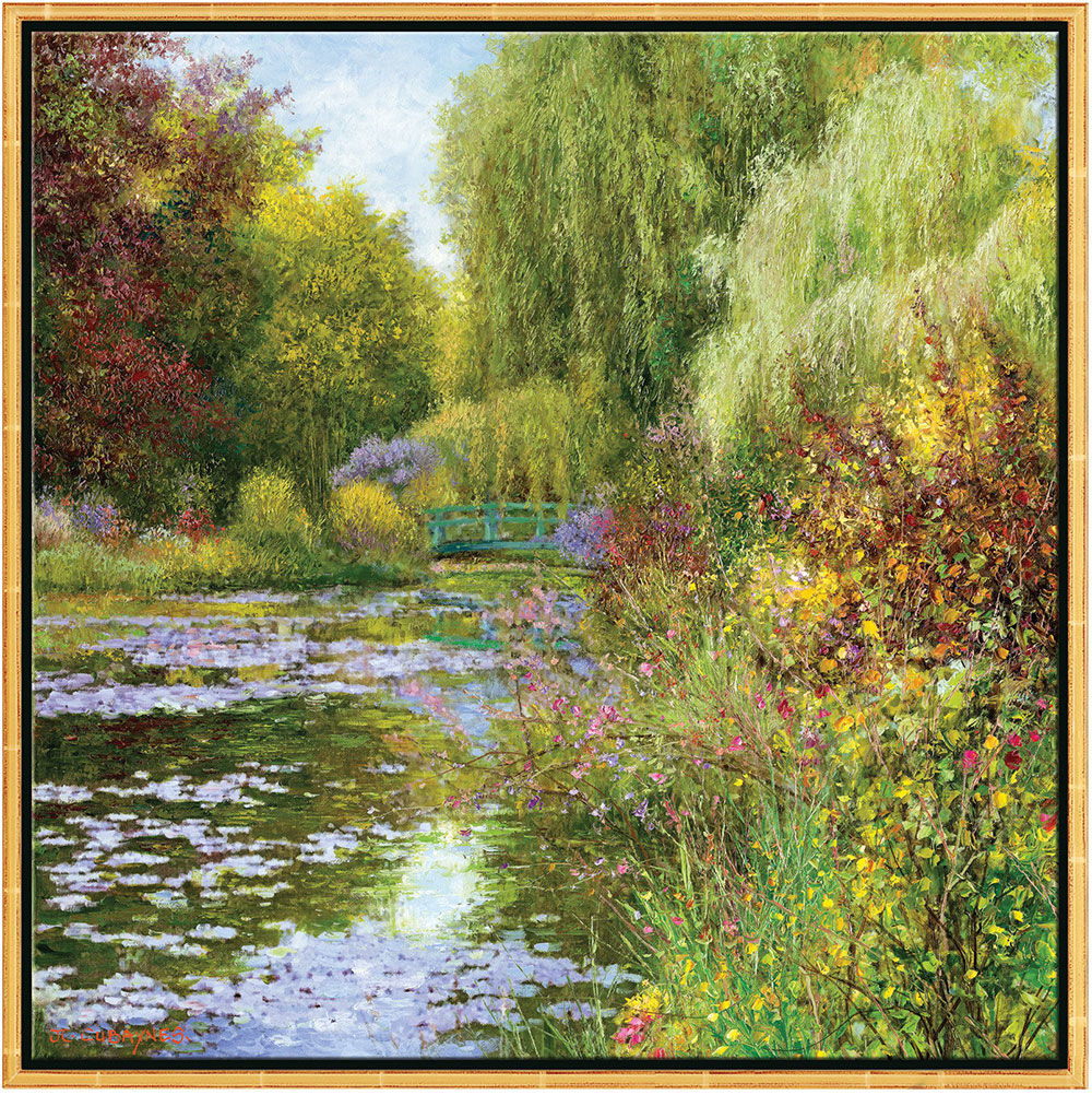 Jean-Claude Cubaynes: Bild 'Giverny Juin', gerahmt