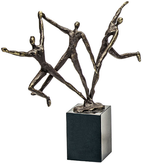 Gerard: Skulptur 'Dynamisches Team'
