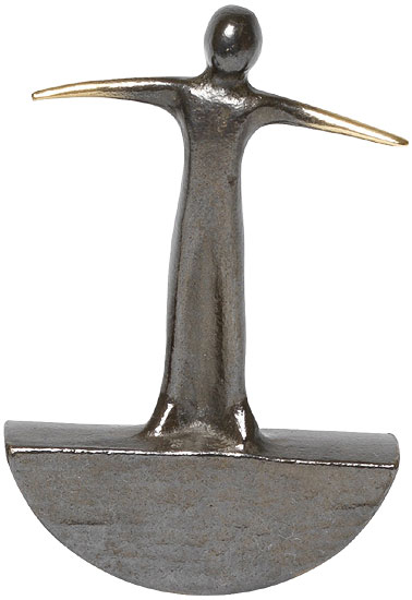 Kerstin Stark: Skulptur 'Balance', Bronze