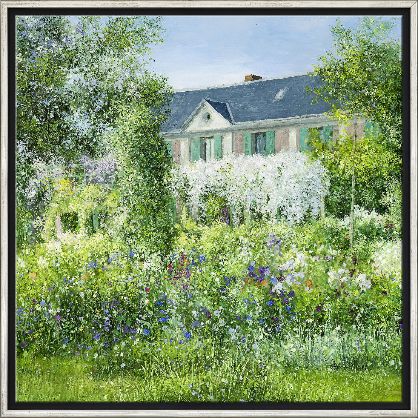 Jean-Claude Cubaynes: Bild 'La Maison de Claude Monet à Giverny', gerahmt