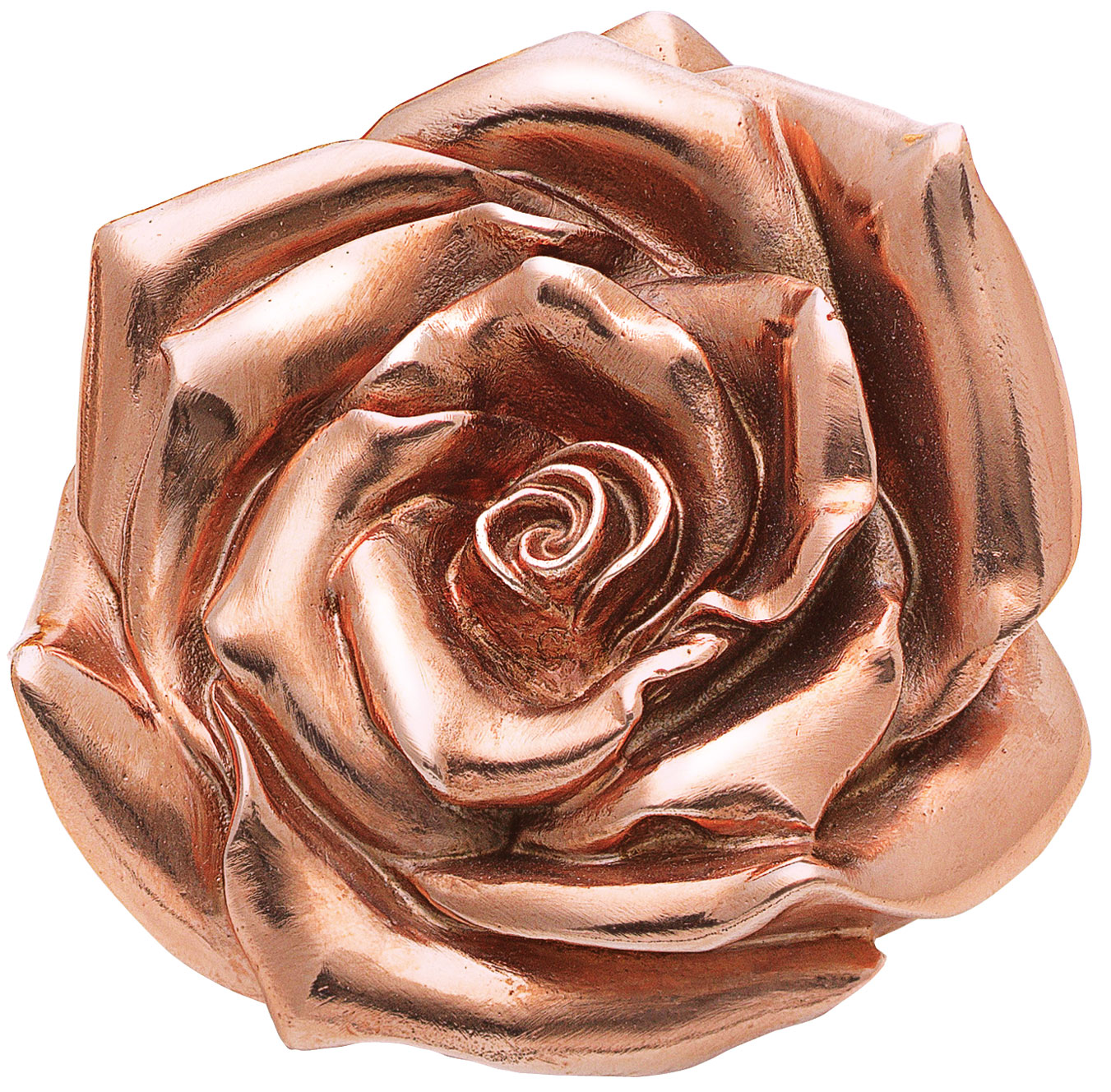 Ottmar Hörl: Skulptur 'Rose' (2012), Version rosévergoldet