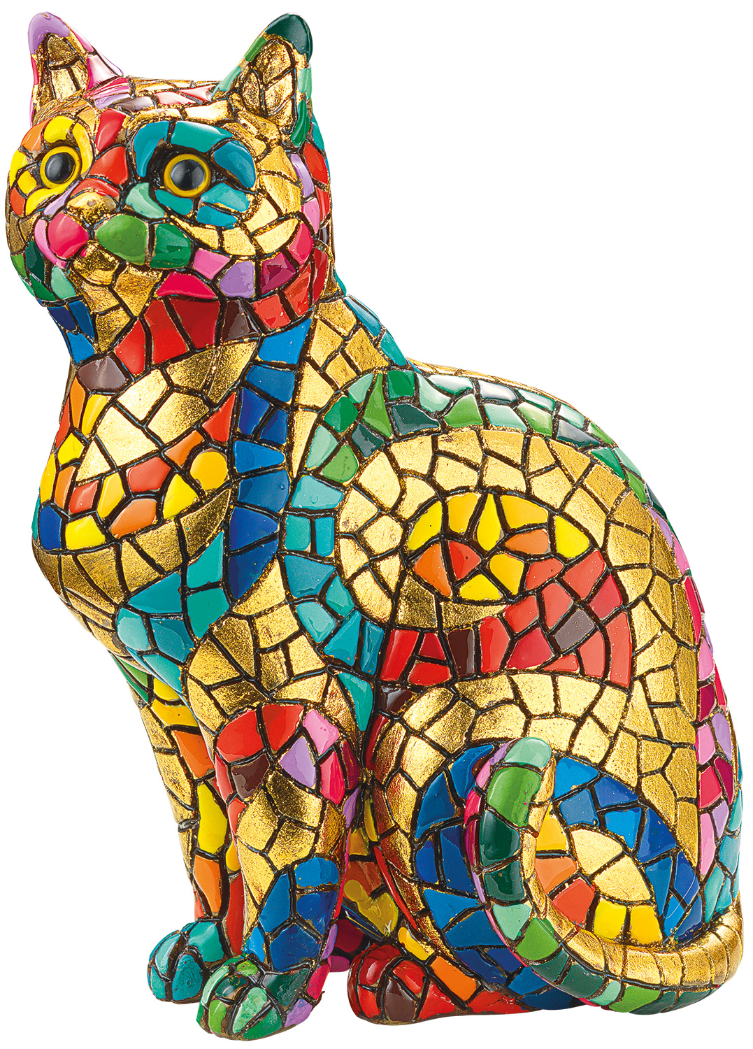 Mosaikfigur 'Katze', Skulptur