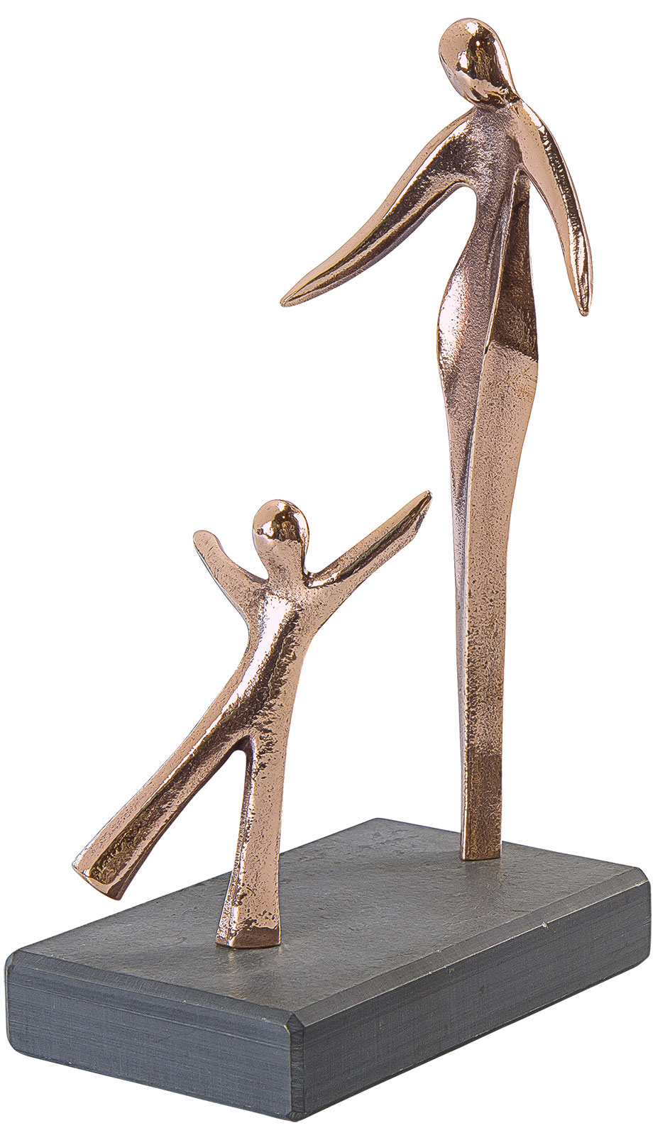 Bernardo Esposto: Skulptur 'Erste Schritte', Bronze
