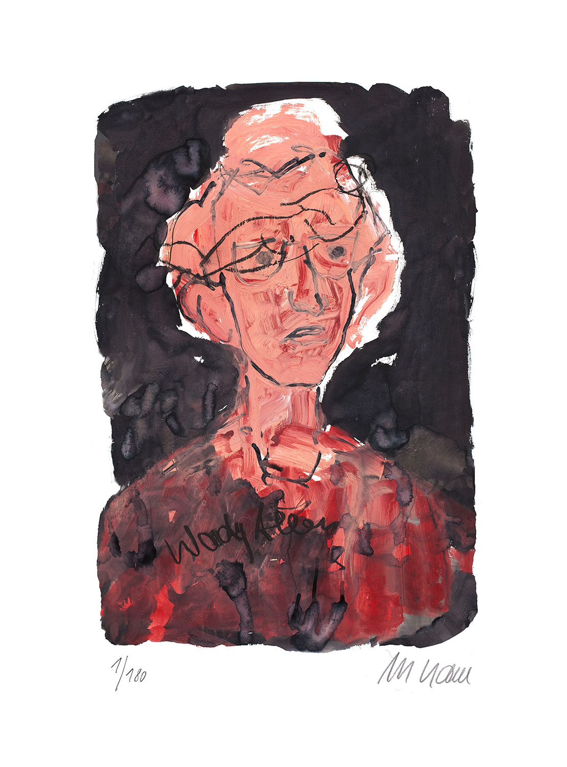 Armin Mueller-Stahl: Bild 'Woody Allen' (2014), ungerahmt