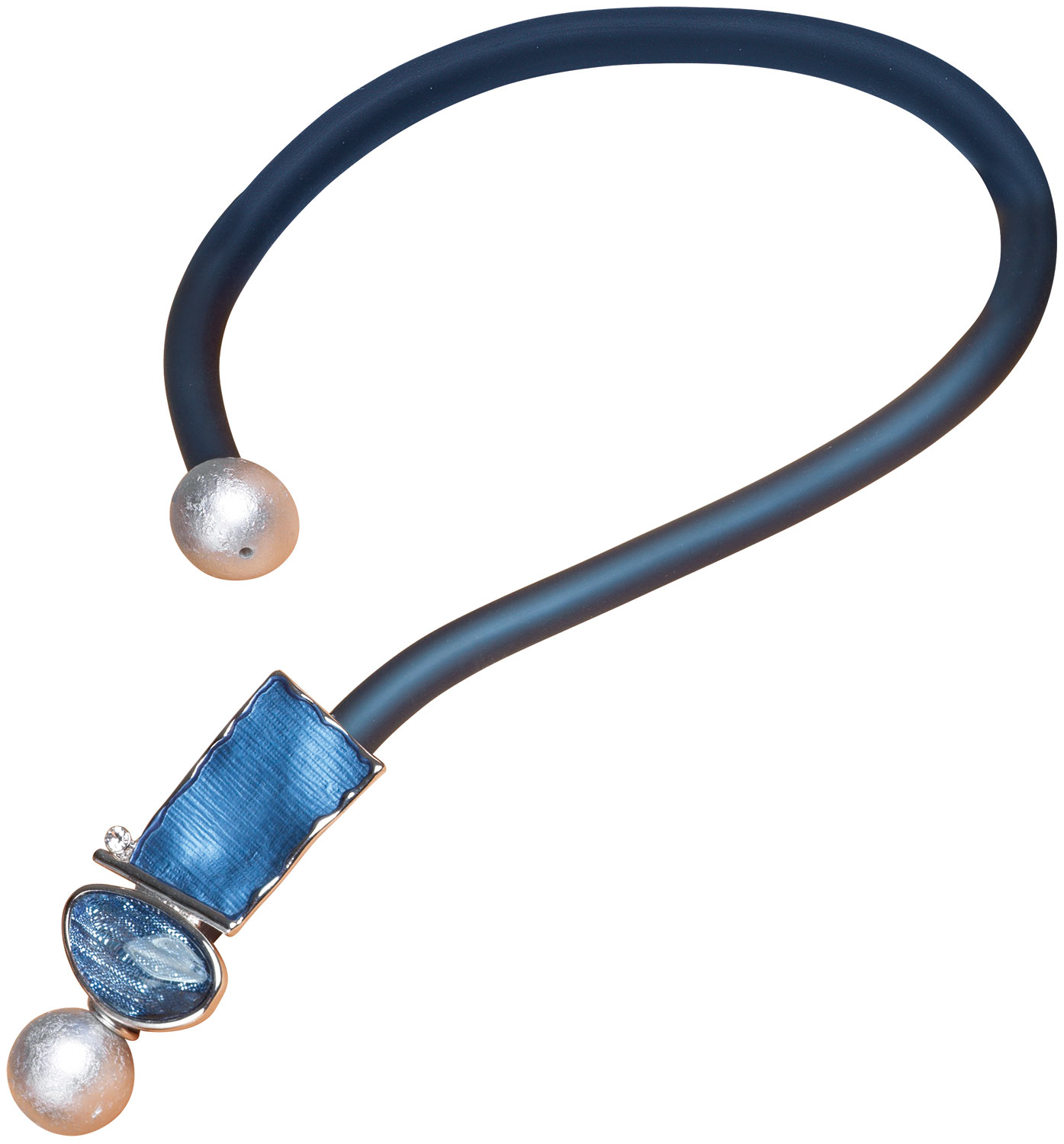 Anna Mütz: Collier 'Blue Fire', Schmuck