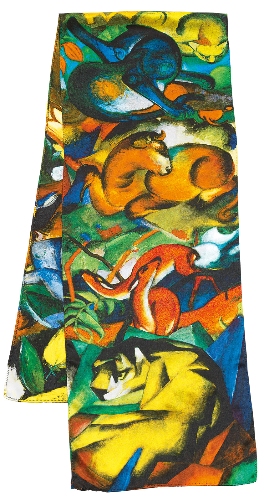 Franz Marc: Seidenschal 'Hommage an Franz Marc'