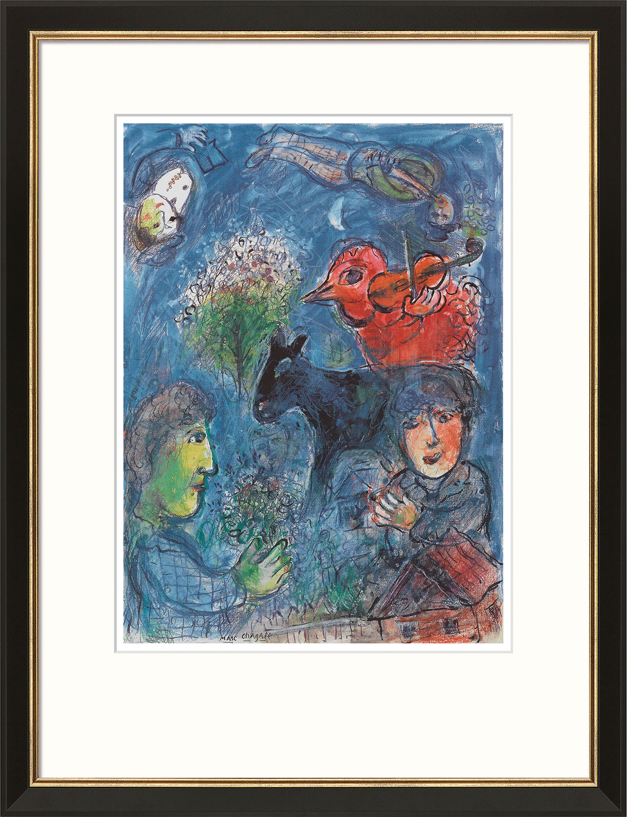 Marc Chagall: Bild 'L'été', gerahmt