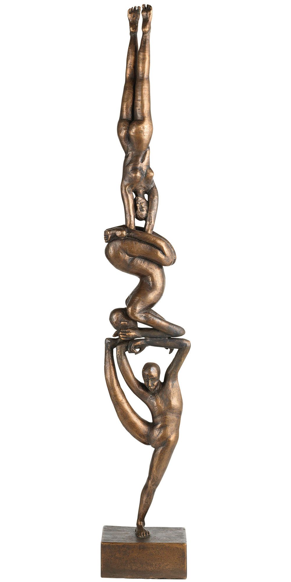 Antje Lindner: Skulptur 'Balance', Bronze