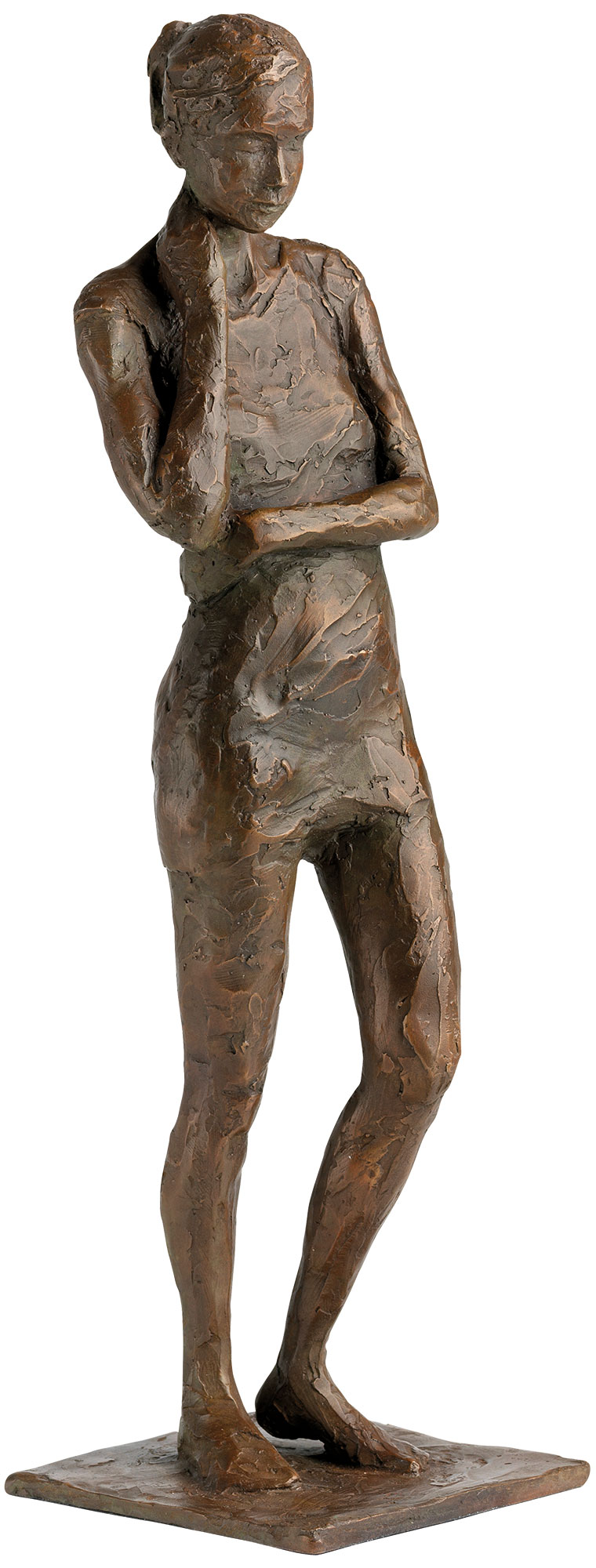 Valerie Otte: Skulptur 'Besinnung', Bronze