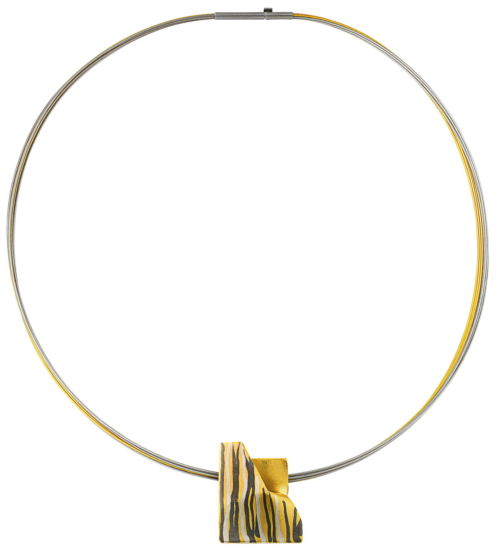 Kreuchauff-Design: Collier 'Golden Stream', Schmuck