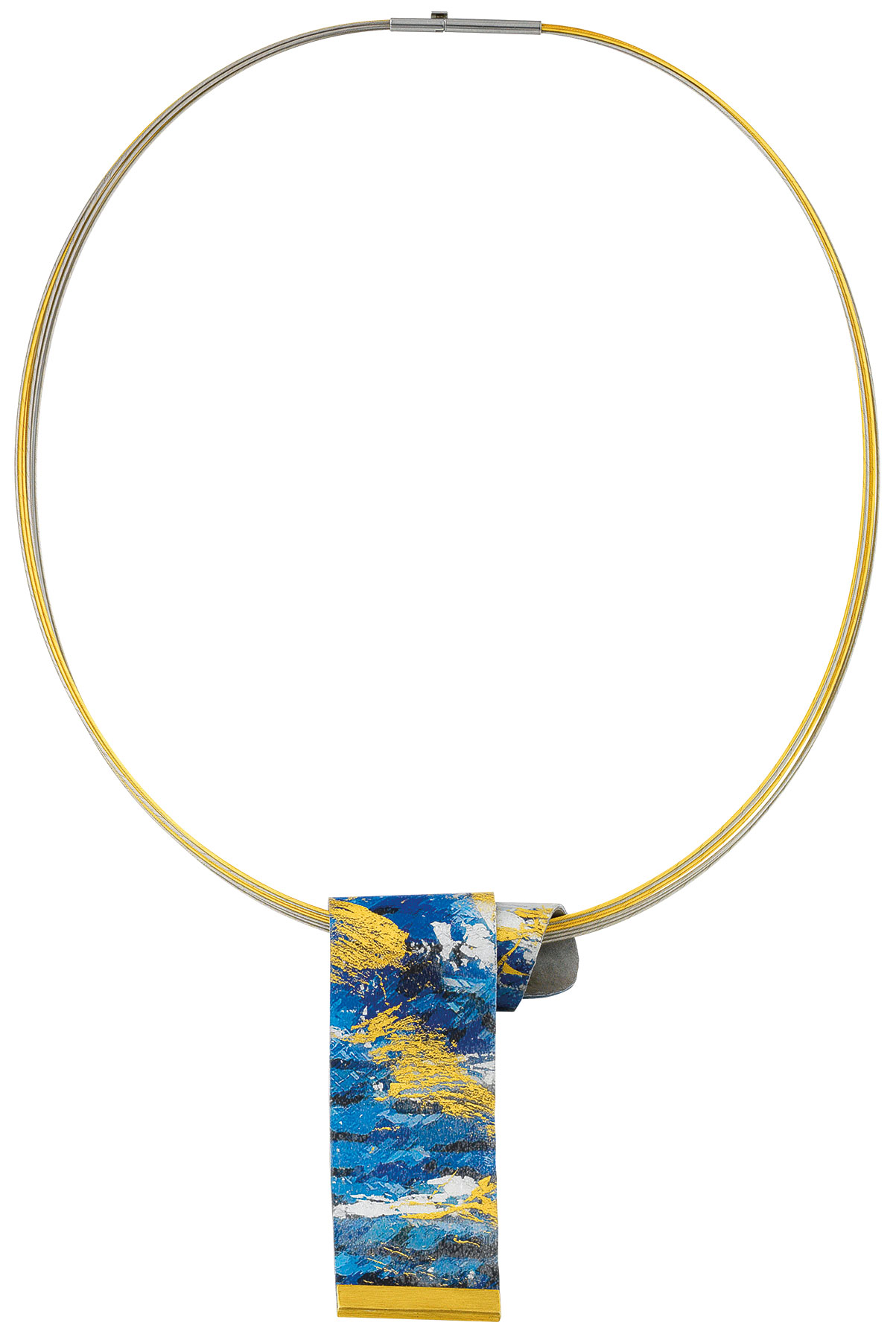 Kreuchauff-Design: Collier 'Blue Horizon', Schmuck