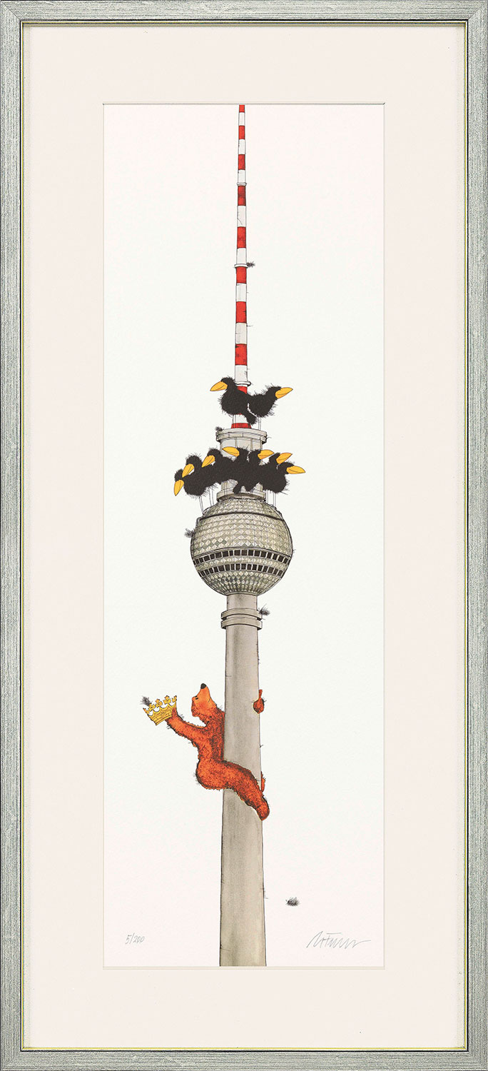 Michael Ferner: Bild 'Berlin' (2018), gerahmt