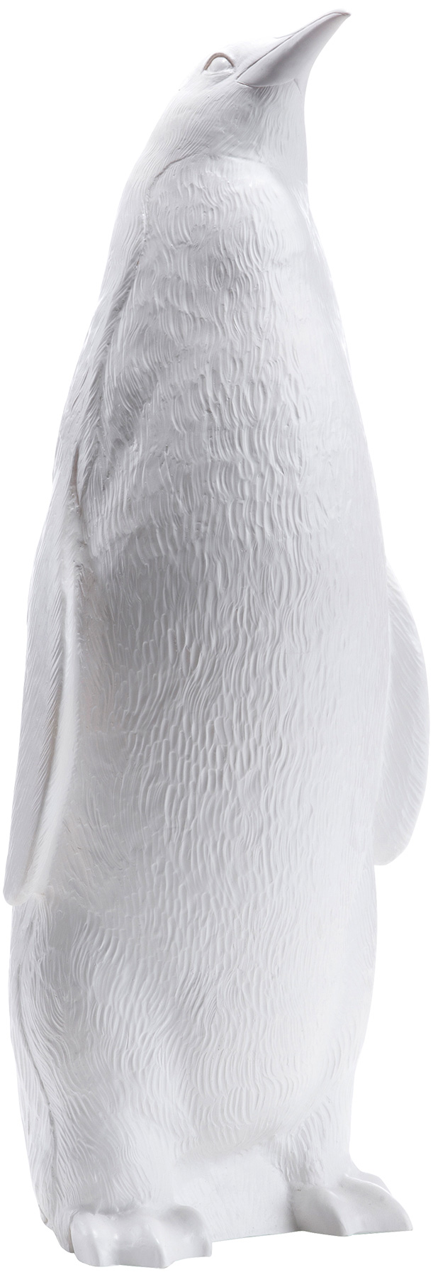 Ottmar Hörl: Skulptur 'Pinguin II aufrecht' (2006), weiße Version