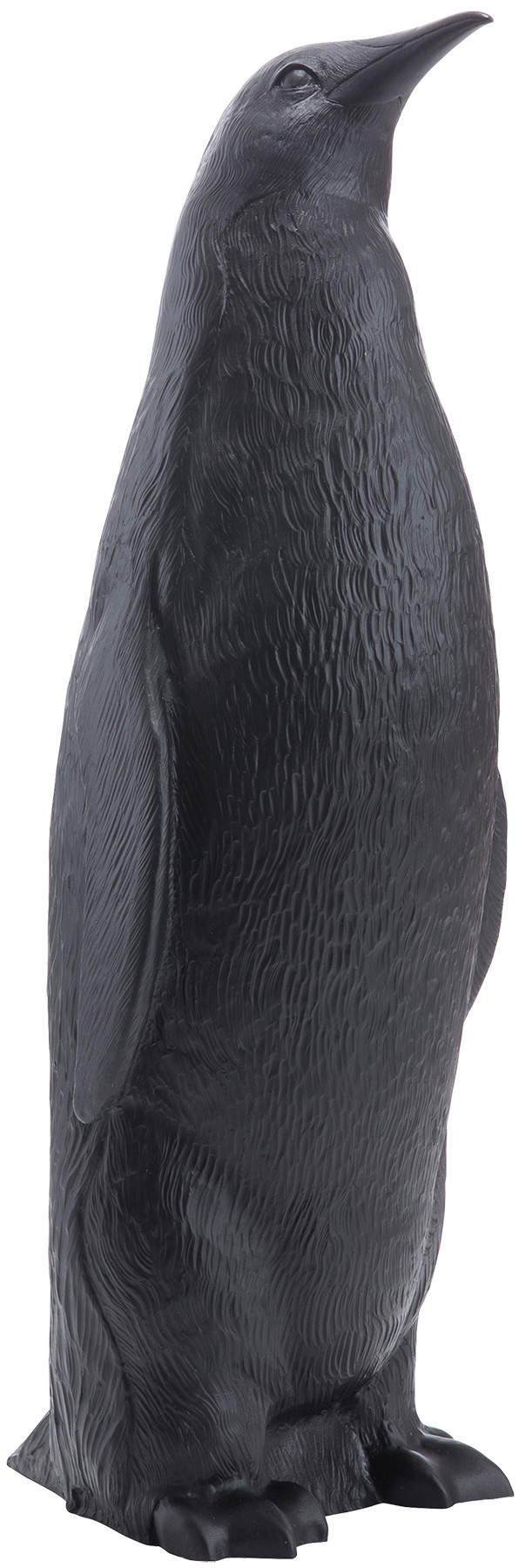 Ottmar Hörl: Skulptur 'Pinguin II aufrecht' (2006), schwarze Version