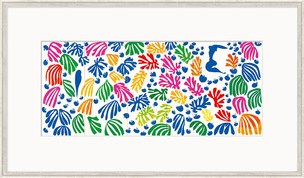 Henri Matisse: Bild 'Das Papageienweibchen und die Sirene', gerahmt