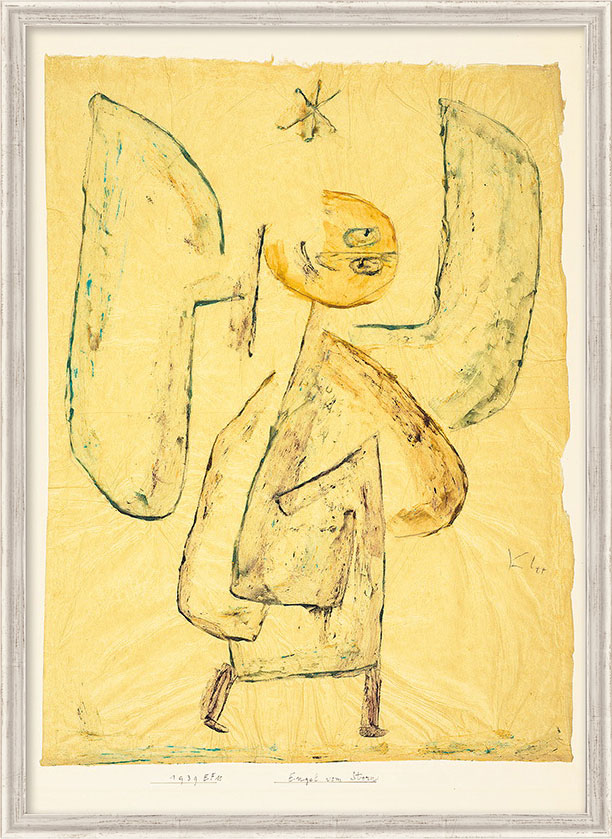 Paul Klee: Bild 'Engel vom Stern' (1939), gerahmt