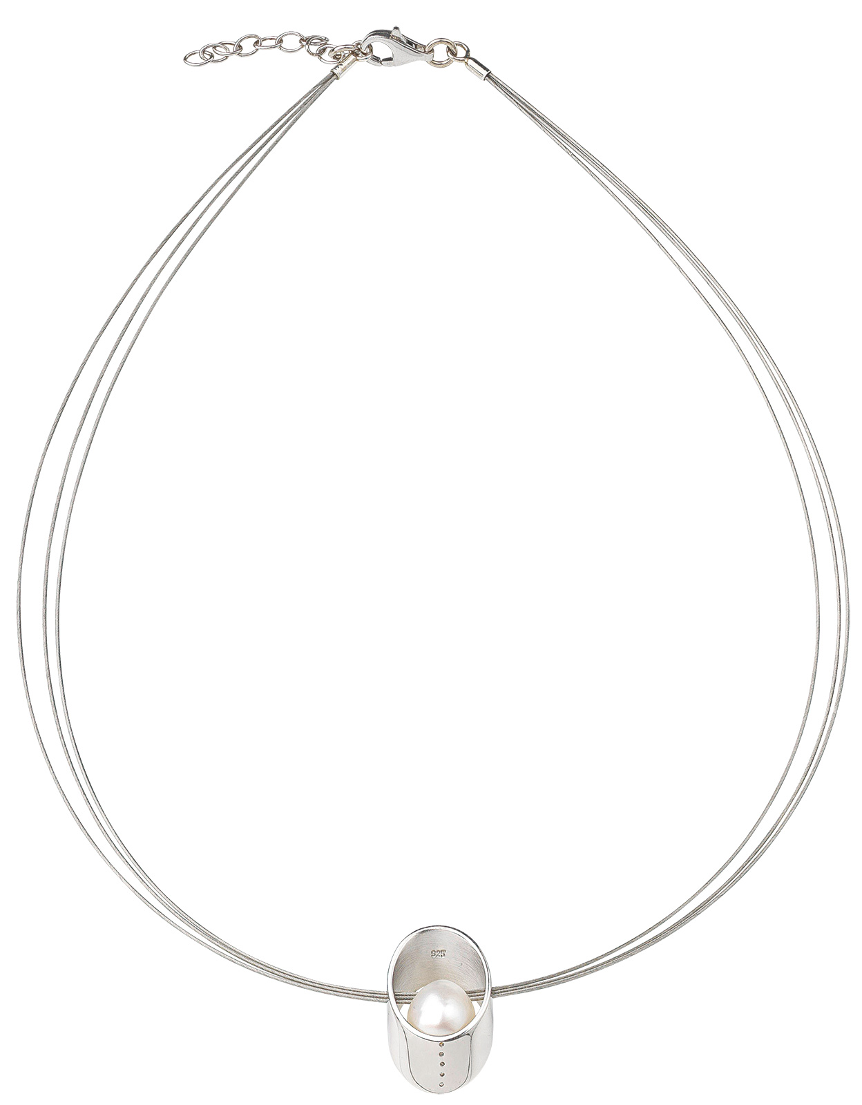 Collier 'Saturn' mit Perle, Schmuck