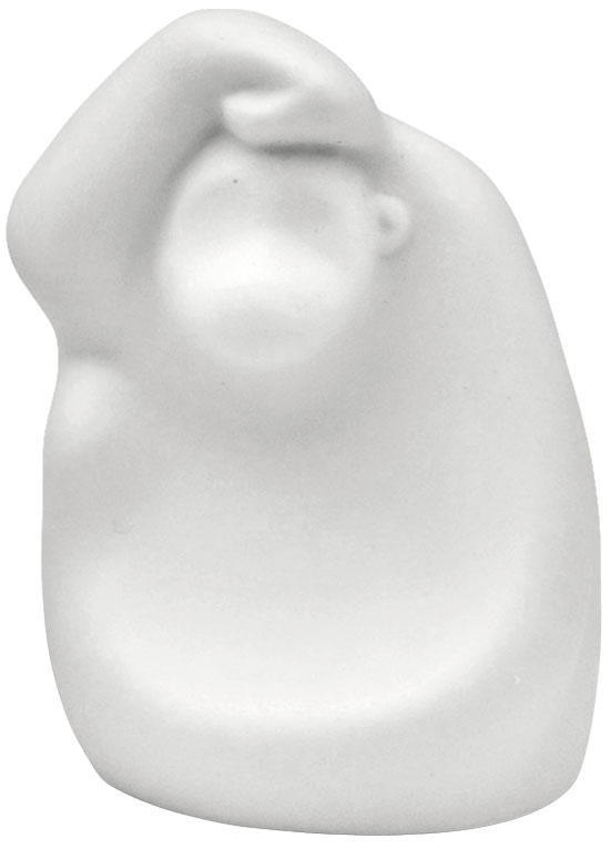 Miniatur-Porzellanfigur 'Affe'