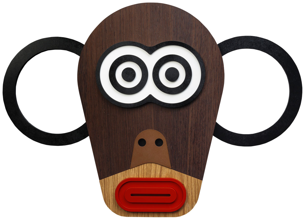 UMASQU: Wandobjekt 'The Monkey #1'