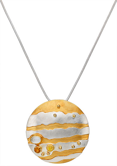 Collier / Brosche 'Jupiter', Schmuck