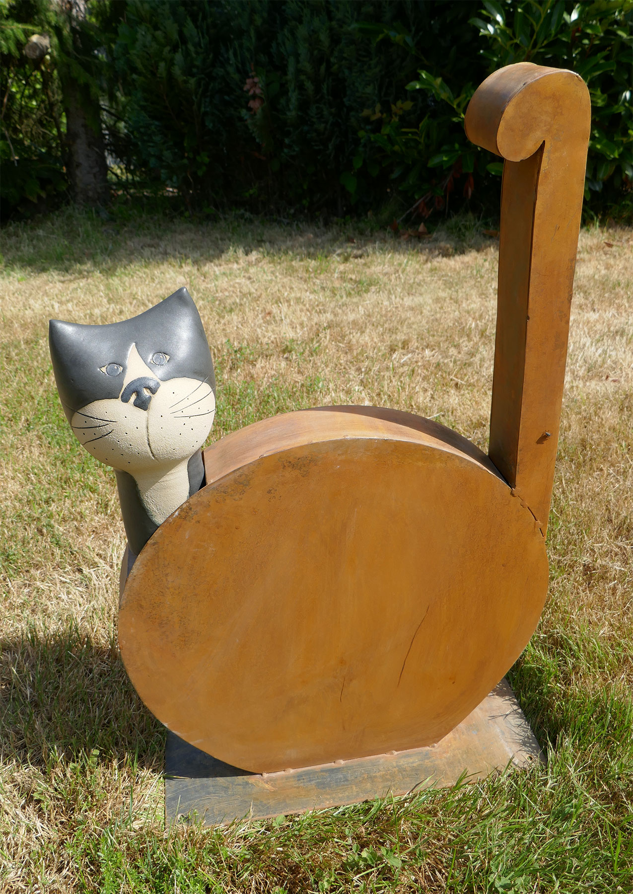 Gartenskulptur 'Kater Karlo'