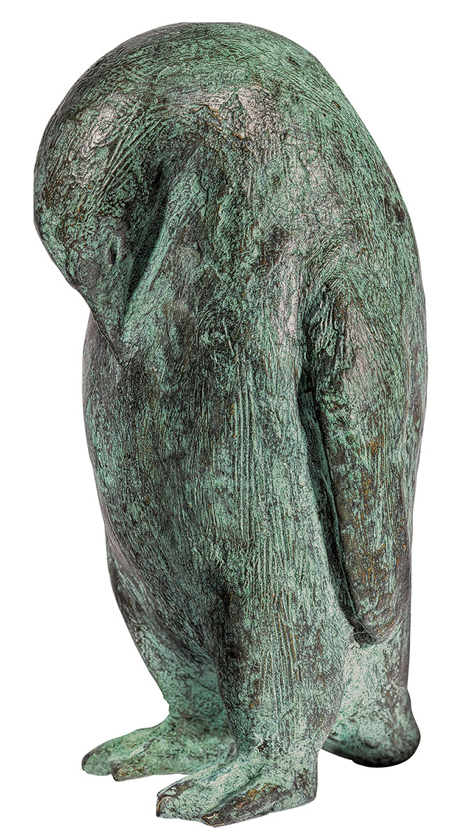 Kurt Arentz: Skulptur 'Pinguin', Bronze