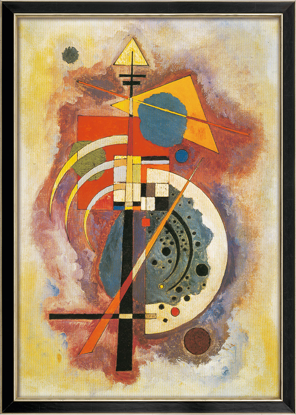 Wassily Kandinsky: Bild 'Hommage à Grohmann' (1926), gerahmt