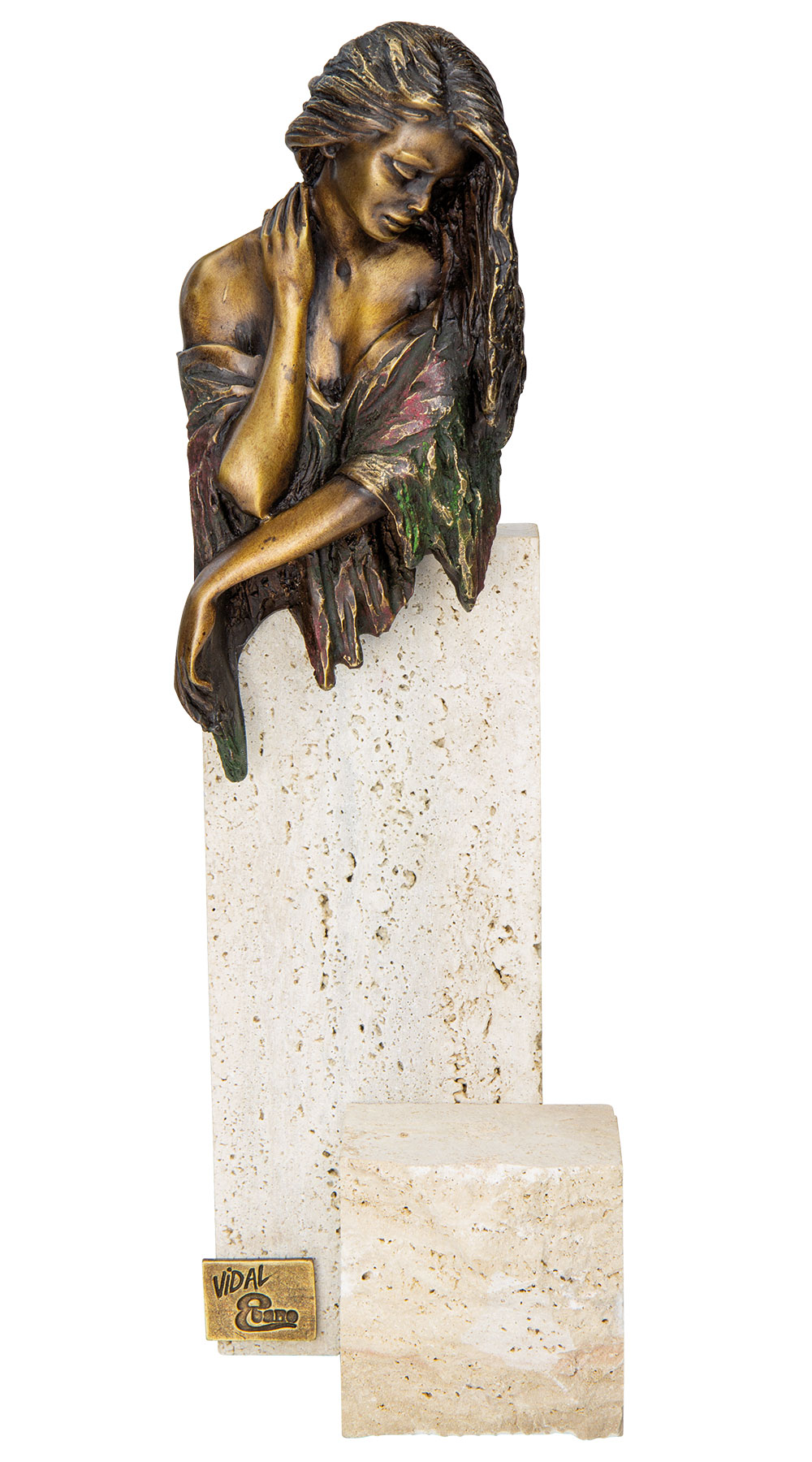 Manel Vidal: Skulptur 'Evenfall - La Gracia', Bronze