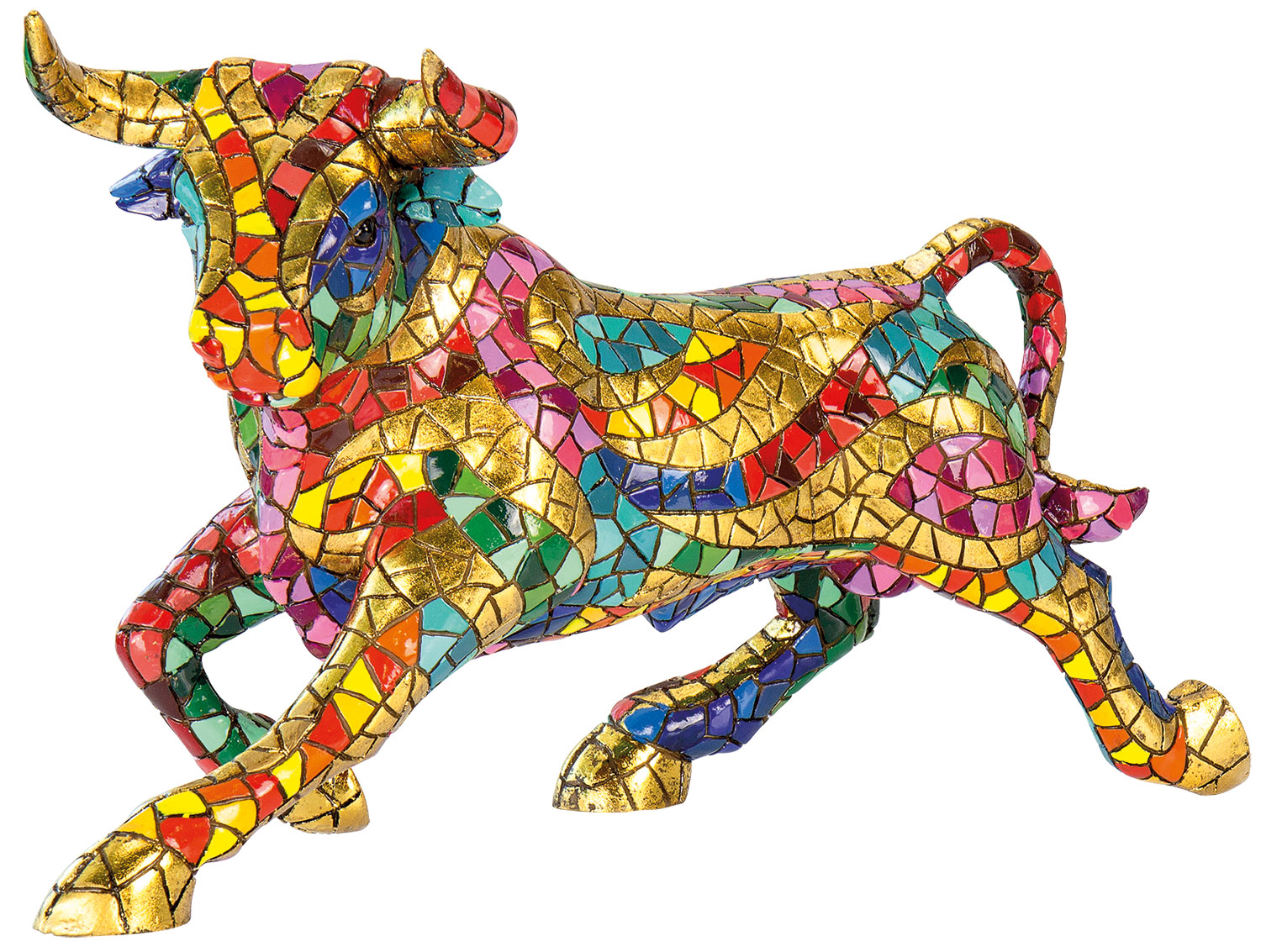 Mosaikfigur 'Stier', Skulptur