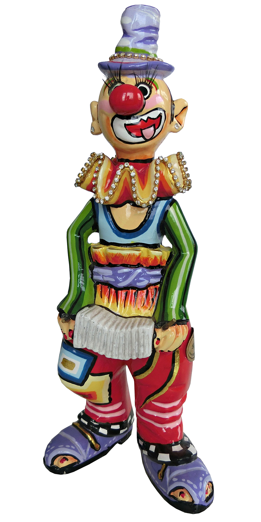 Tom's Drag: Skulptur 'Clown Udino', Kunstguss