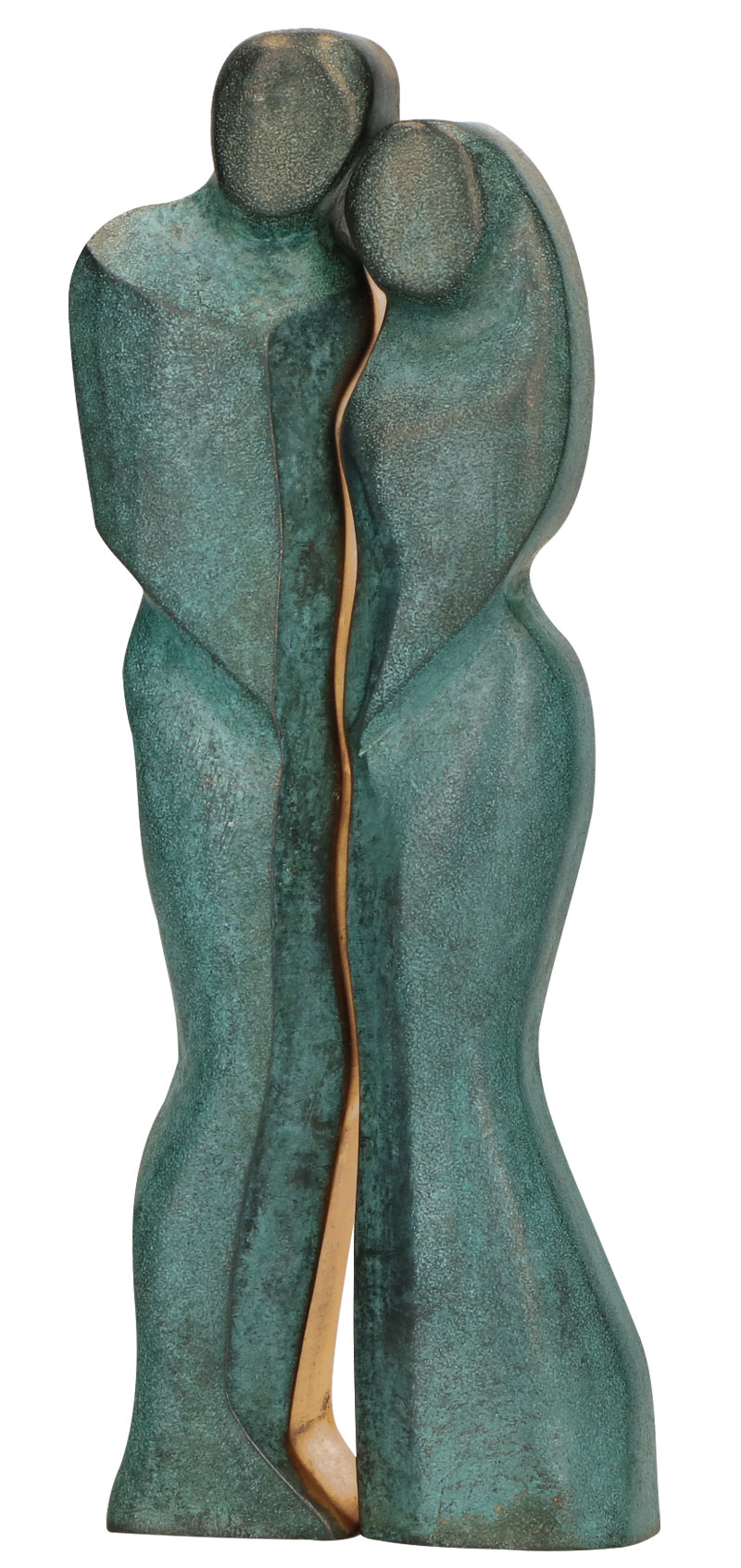 Stefanie von Quast: Skulptur 'Paar', Bronze