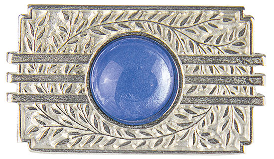 Jugendstil-Brosche 'Miracle Blue', Schmuck