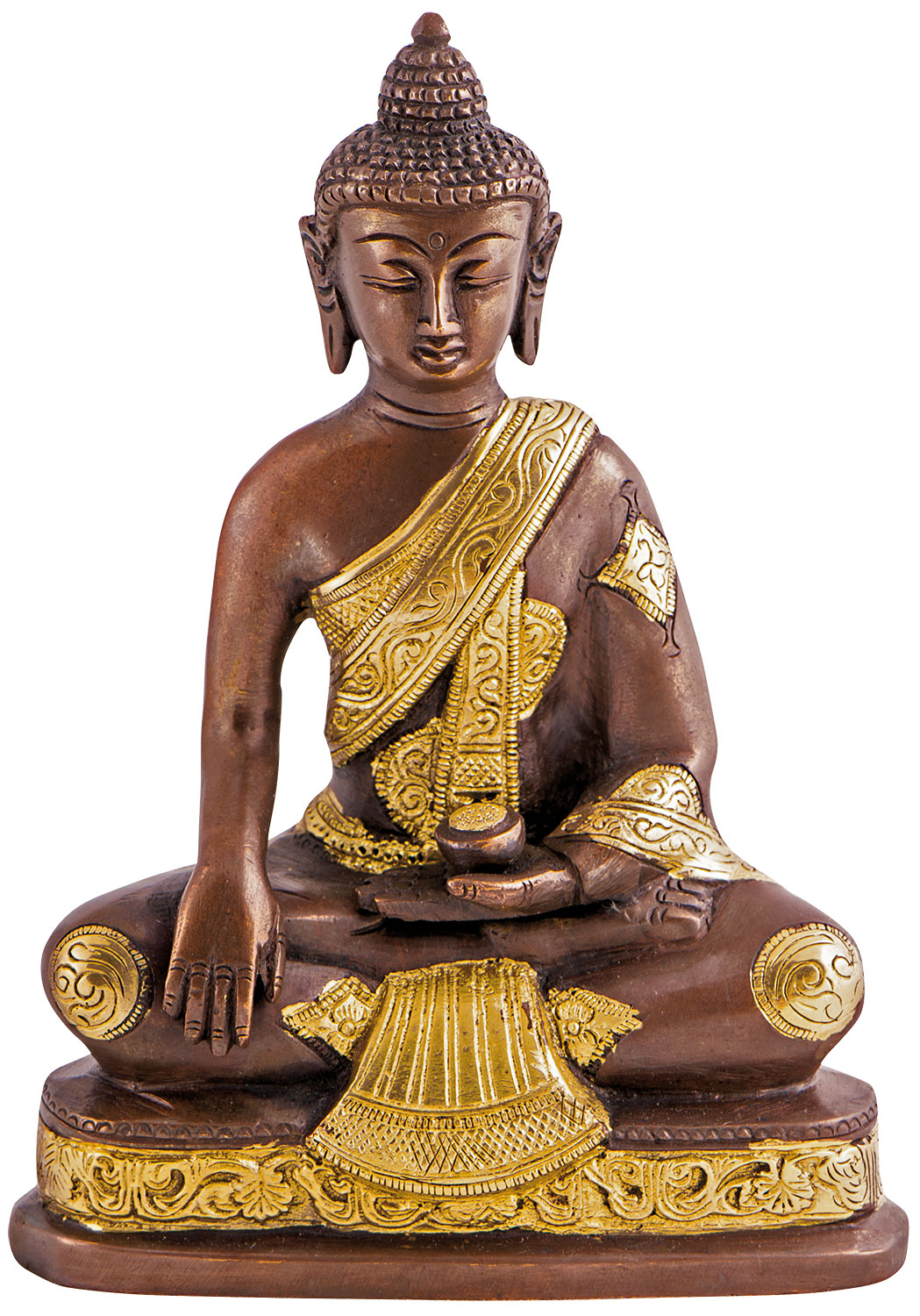 Messingskulptur 'Buddha Shakyamuni'