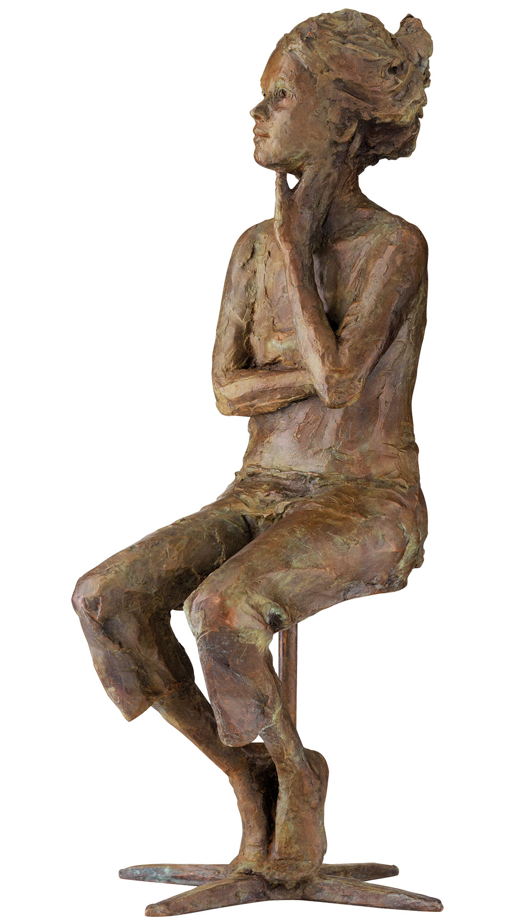Valerie Otte: Skulptur 'Was wäre wenn', Bronze
