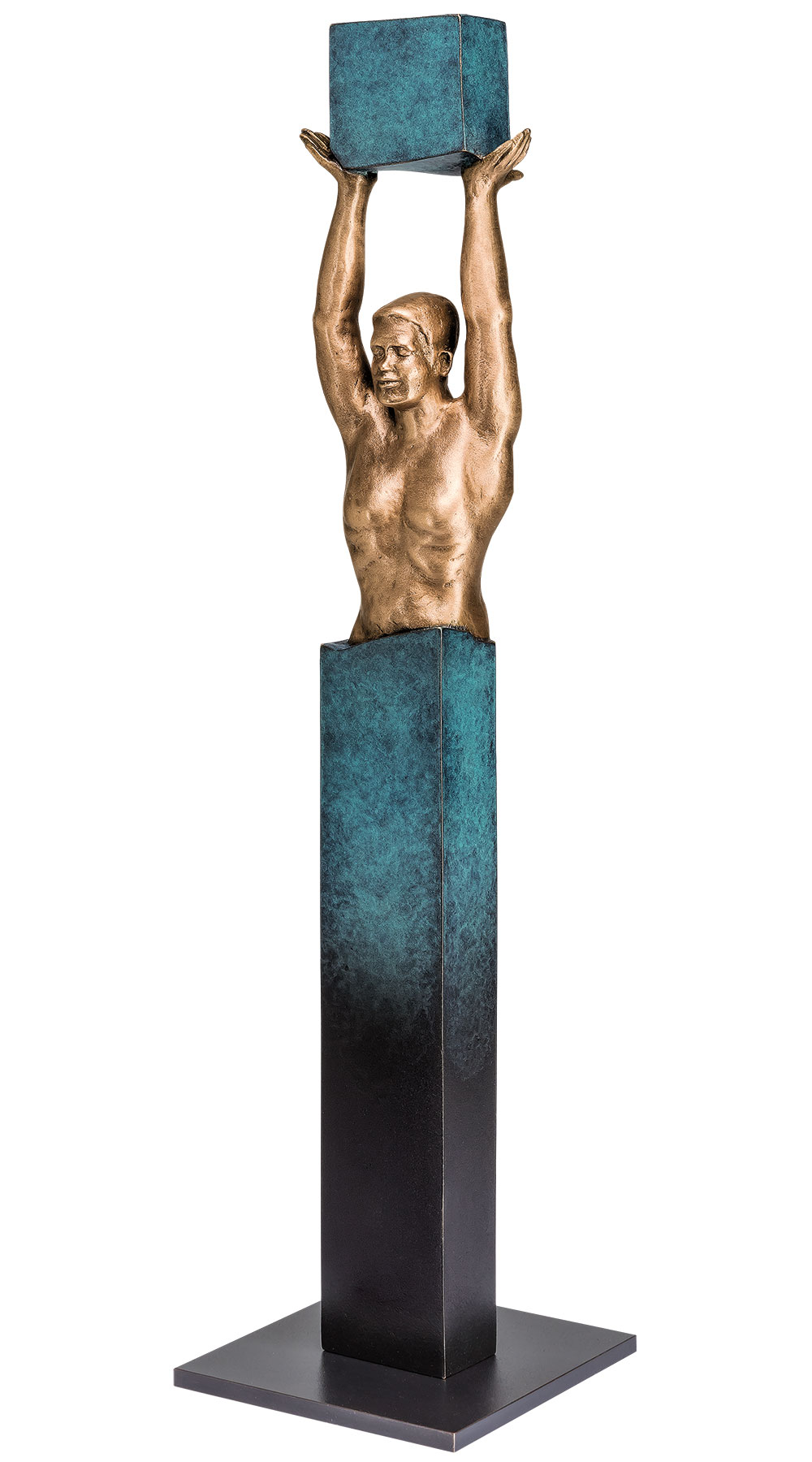 Annie Jungers: Skulptur 'Yes I can', Bronze