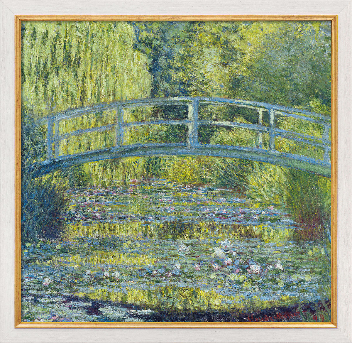 Claude Monet: Bild 'Der Seerosenteich' (1899), gerahmt