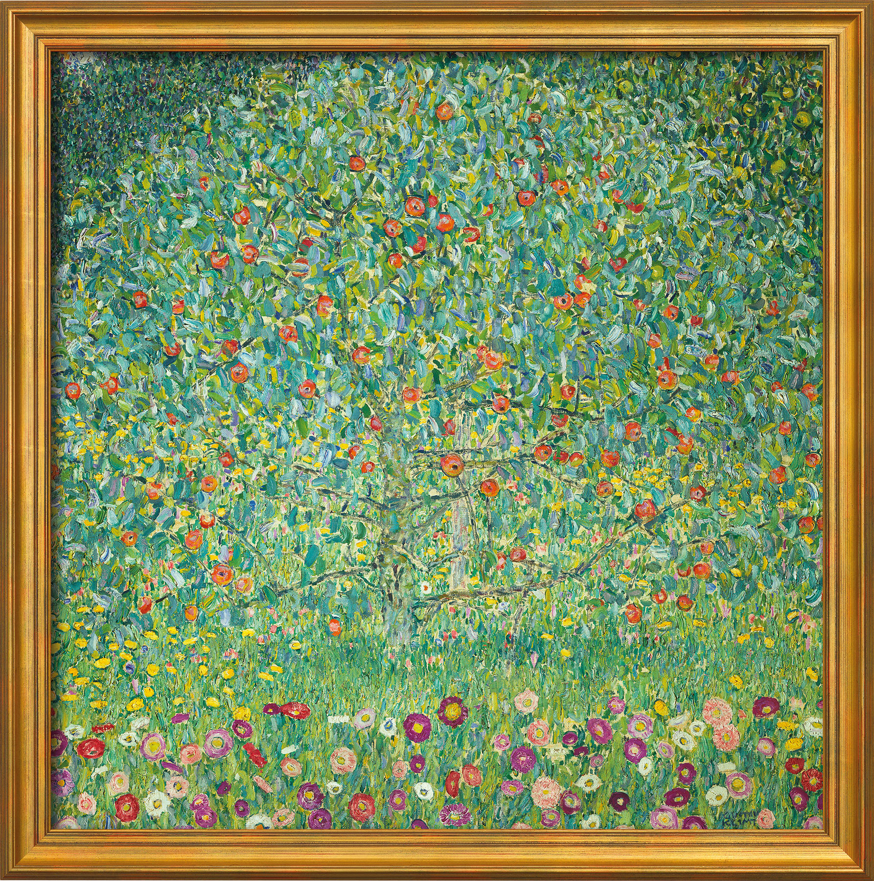 Gustav Klimt: Bild 'Apfelbaum I' (1912), gerahmt