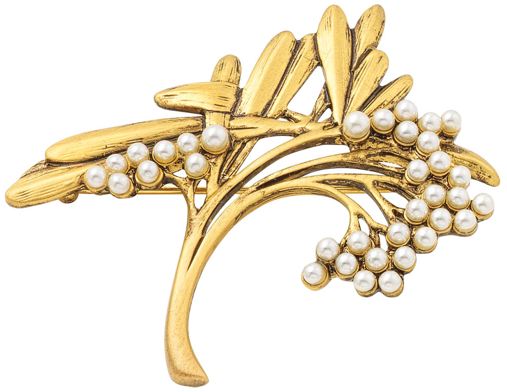 Brosche 'Pearl Branch', Schmuck